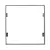 V-TAC Falon kívüli szerelhető kiemelő keret 600 x 600 mm LED panelhez - 8156