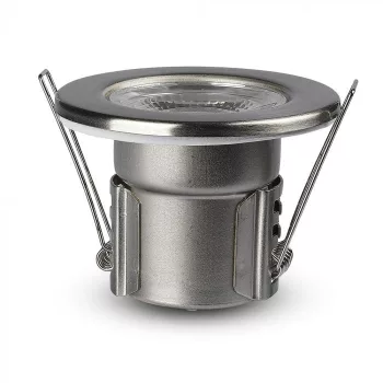   V-TAC LED dimmelhető tűzálló spot lámpa SAMSUNG CHIP 5W - nikkel - 3000K - 8173