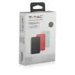 V-TAC Powerbank (hordozható töltő) 5000mAh világoskék - 8195