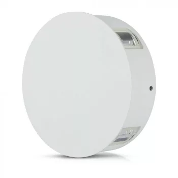   V-TAC 4W led fali lámpatest kerek, fehér 3000K - IP65 - 8213
