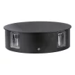 V-TAC 4W led fali lámpatest kerek, fekete 4000K - IP65 - 8216