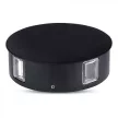 V-TAC 4W led fali lámpatest kerek, fekete 4000K - IP65 - 8216
