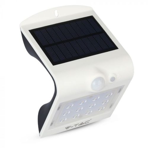 V-TAC LED Napelemes (Solar) fali lámpa 1,5W 4000K - 8276