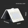 V-TAC LED Napelemes (Solar) fali lámpa 1,5W 4000K - 8276
