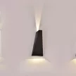 V-TAC LED fali lámpatest 6W fekete 3000K - IP65 - 8297