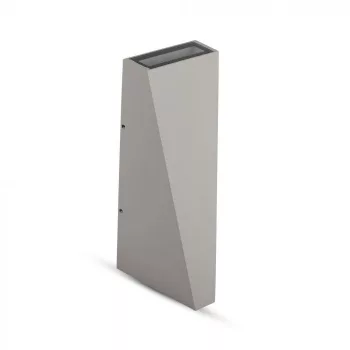 V-TAC LED fali lámpatest 6W szürke 4000K - IP65 - 8300