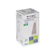 V-TAC LED fali lámpatest 6W szürke 4000K - IP65 - 8300