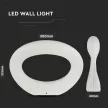 V-TAC 10W LED Fali lámpa fehér színű 3000K - IP65 - 8307