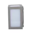 V-TAC 12W LED Fali lámpa szürke színű 6400K - IP65 - 8339