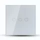 V-TAC SMART WIFI-s Érintős kapcsoló 3 gombos fehér - 8419