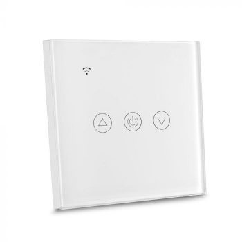   V-TAC SMART HOME WIFI-s érintős fényerőszabályzó fehér - 8433