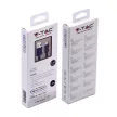 V-TAC iPhone lighting kábel MFI tanúsítvánnyal fekete - 8452