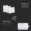 V-TAC WiFi vezérlő, Smart relé Amazon Alexa-Google Home komp. 600m hatótávolság 1000W - 8459