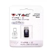 V-TAC USB "C" adapter (átalakító) fekete- 8471