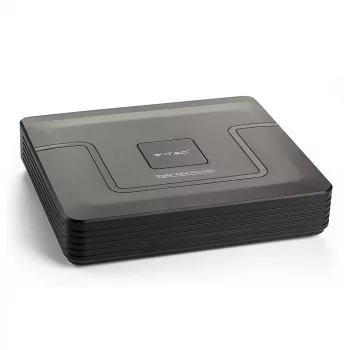   V-TAC 5 az 1- ben DVR Box kamera rögzítő 4CH AHD/CVI/TVI/IP/CVBS - 8476