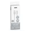 V-TAC 1M Micro USB kábel ezüst - platinum széria - 8489
