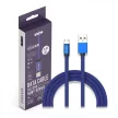 V-TAC 1M Micro USB kábel kék - rubin széria - 8496