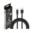 V-TAC 1M C Típusú USB kábel fekete - rubin széria - 8498