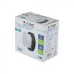 V-TAC LED 12W Fali világítás kerek forma - fekete - 3000K - IP65 - 8541
