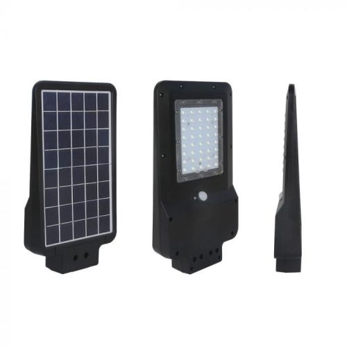 V-TAC LED utcai lámpa Napelemes (solar) 15W fekete színű 4000K - 8549