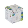 V-TAC 4W led fali lámpatest gömb, fehér 3000K - IP65 - 8551