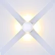 V-TAC 4W led fali lámpatest gömb, fehér 3000K - IP65 - 8551