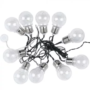   V-TAC LED Napelemes Fényfüzér 2 méter 10x1W IP44 3000K - 8559