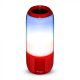 V-TAC 2x3W LED Bluetooth hangszóró USB és Kártya olvasóval Piros színű - 8571