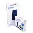V-TAC 40W LED napelemes (SOLAR) reflektor távirányítóval 120° 4000K fekete házas  - 8577