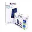 V-TAC 50W LED napelemes (SOLAR) reflektor távirányítóval 120° 4000K fekete házas  - 8578