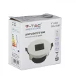 V-TAC Led GU10 Spot Keret beépíthető - fehér,fekete - 8597