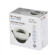V-TAC Led GU10 Spot Keret beépíthető - fehér,fekete - 8599
