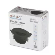 V-TAC Led GU10 Spot Keret beépíthető - fekete - 8608