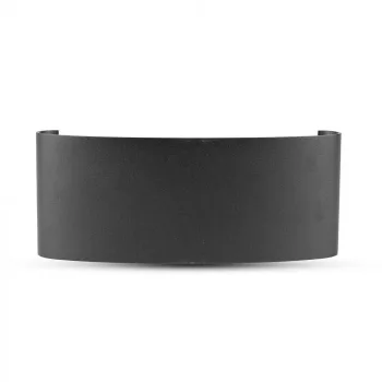 V-TAC 8W LED Fali lámpa IP54 fekete 4000K - 8620
