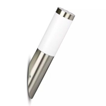 V-TAC 1xE27 Kerti fali lámpa 376mm IP44 - matt króm - 8623