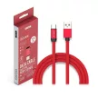 V-TAC 1M C Típusú USB kábel piros - arany széria - 8631