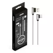 V-TAC 1M C Típusú USB kábel ezüst - gyémánt széria - 8639