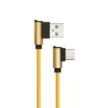   V-TAC 1M C Típusú USB kábel arany - gyémánt széria - 8640