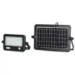 V-TAC 10W LED napelemes (SOLAR) reflektor USB aljzattal 90° 4000K fekete házas  - 8674