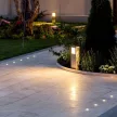 V-TAC LED kerti beton lámpa 12W IP65 3000K - sötét szürke - 8698