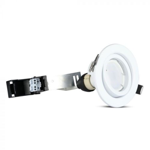 V-TAC LED lámpa csomag (3 db lámpa + 3 db fehér keret) GU10 Spot MR16 5W 110° 3000K spot - 8881