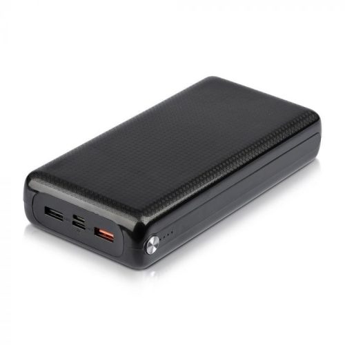 V-TAC POWER BANK (hordozható töltő) 30.000 mAh Dual USB - fekete - 8901