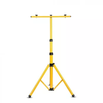   V-TAC Háromlábú tartóállvány reflektorokhoz (TRIPOD) sárga színű 900 x 940 - 1800 mm - 9104