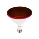 V-TAC Vízálló színes LED lámpa E27 PAR38 17W 100° piros IP65 spot - 92065