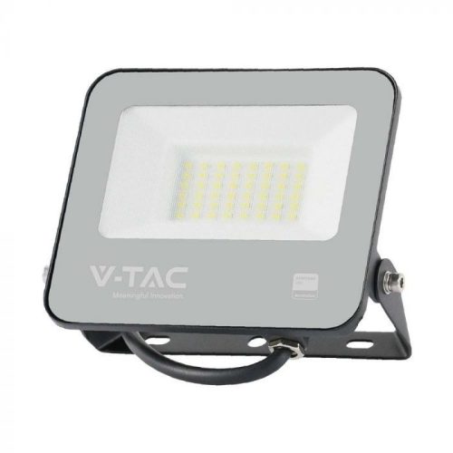V-TAC 30W LED reflektor  4000K fekete házas 185lm/W - 9255