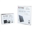 V-TAC 16W LED napelemes (SOLAR) reflektor távirányítóval 120° 6000K fekete házas  - 94008