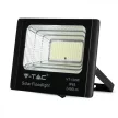 V-TAC 35W LED napelemes (SOLAR) reflektor távirányítóval 120° 6000K fekete házas  - 94012
