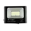 V-TAC 35W LED napelemes (SOLAR) reflektor távirányítóval 120° 6000K fekete házas  - 94012