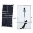 V-TAC 35W LED napelemes (SOLAR) reflektor távirányítóval 120° 6000K fekete házas  - 94012