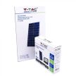 V-TAC 40W LED napelemes (SOLAR) reflektor távirányítóval 120° 6000K fekete házas  - 94026